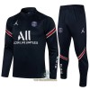 Paris Saint-Germain Trainings Sweatshirt Pak Quarter-zip 2022-23 Blauwe - Kids